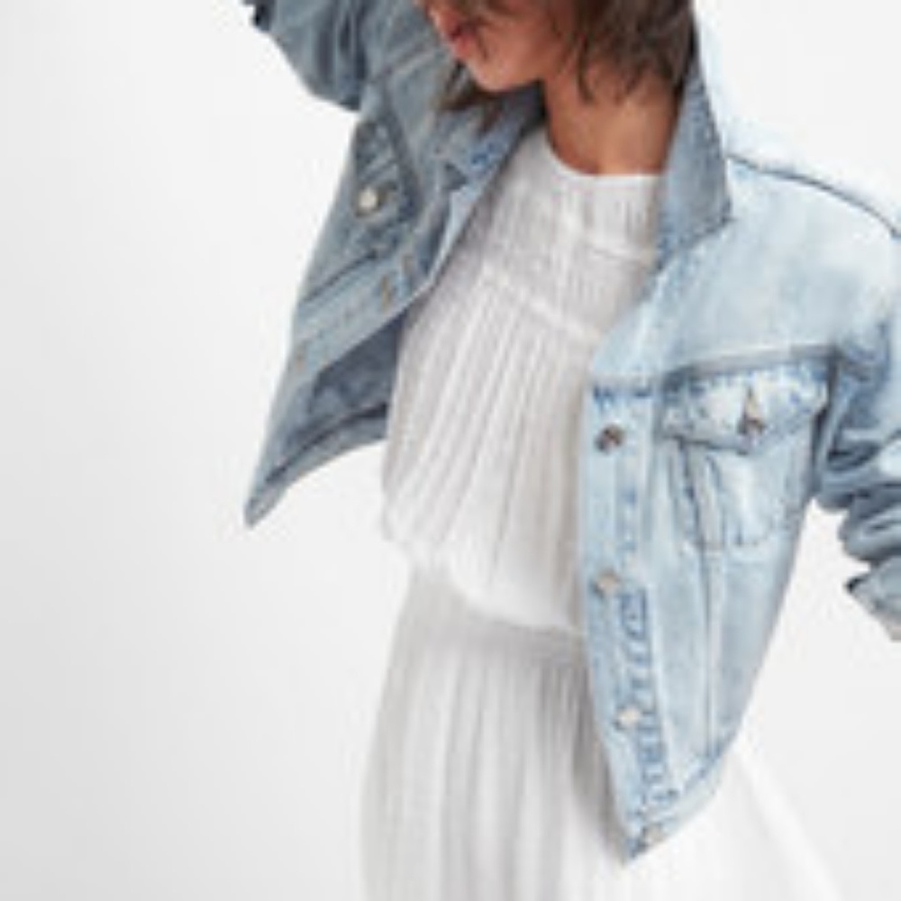 Gap Swiss Dot Midi Dress